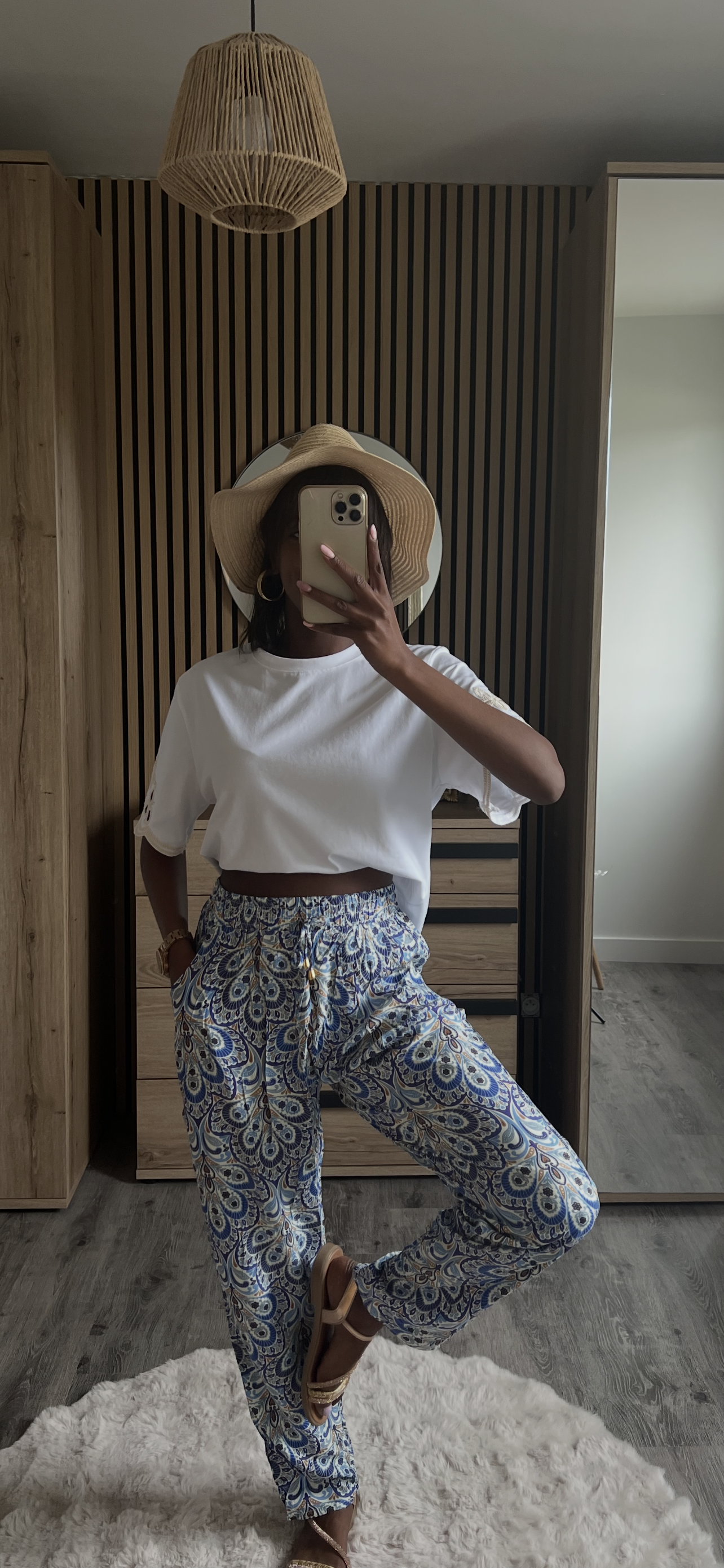 Pantalons Riviera Bleu