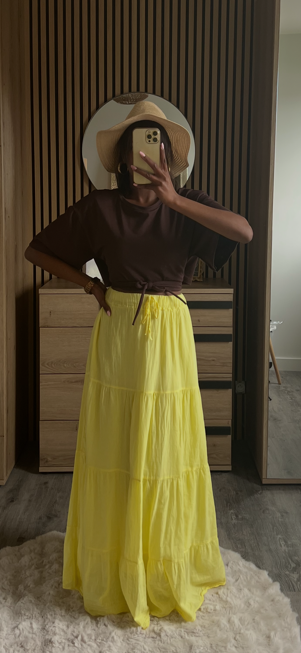 Jupe Bohème Jaune